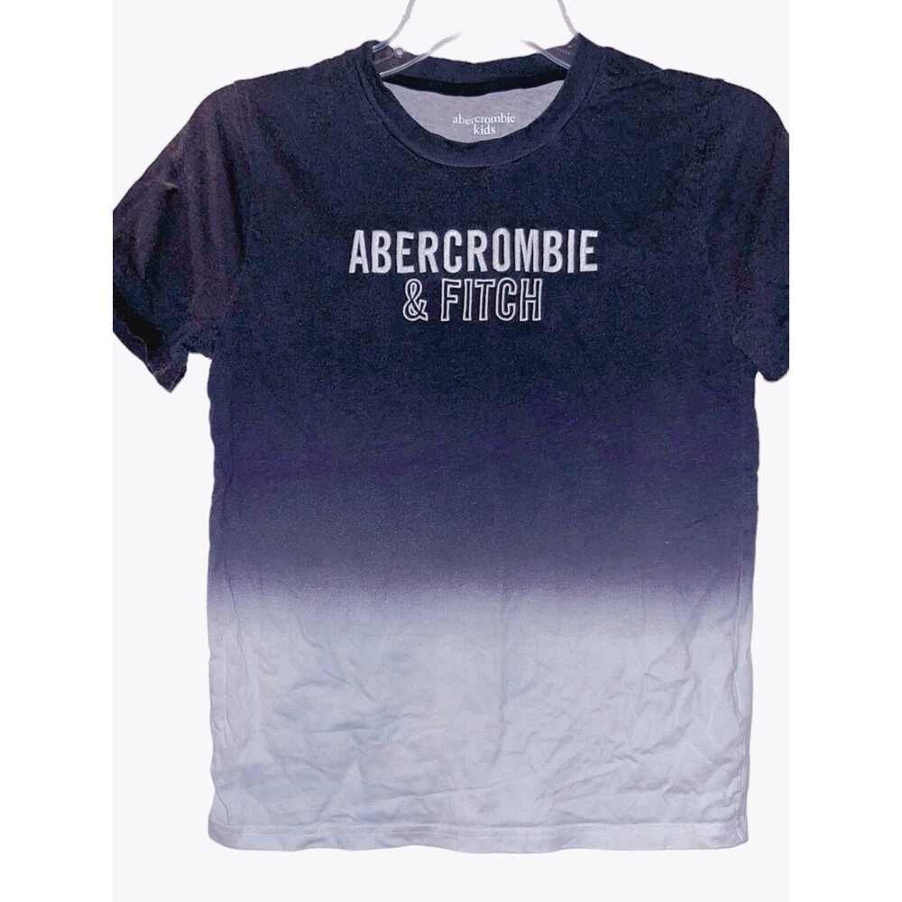 Abercrombie & Fitch Kids T-shirt Blue Fading Color 13/14 Moose